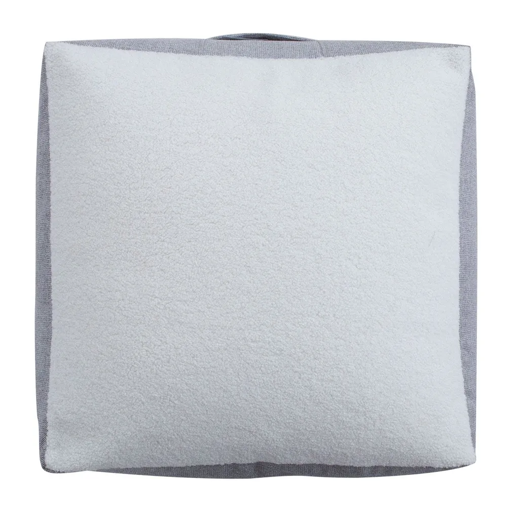 TUMBA LAMB BAG 80X80XH30CM VALGE/HELEHALL