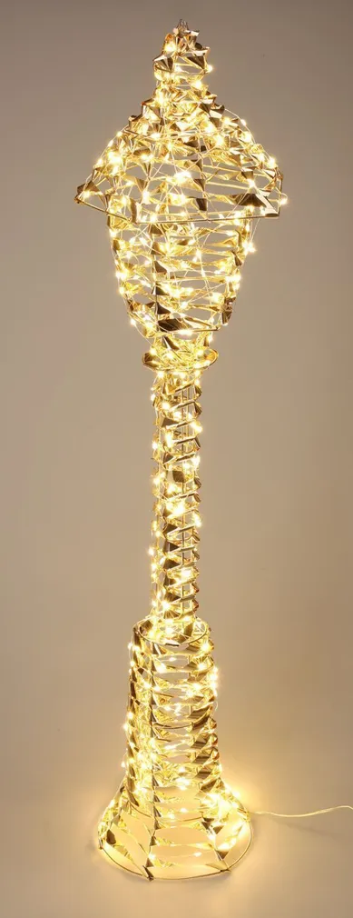 JÕULULATERN LED-TULED 21X21X90CM KULDNE