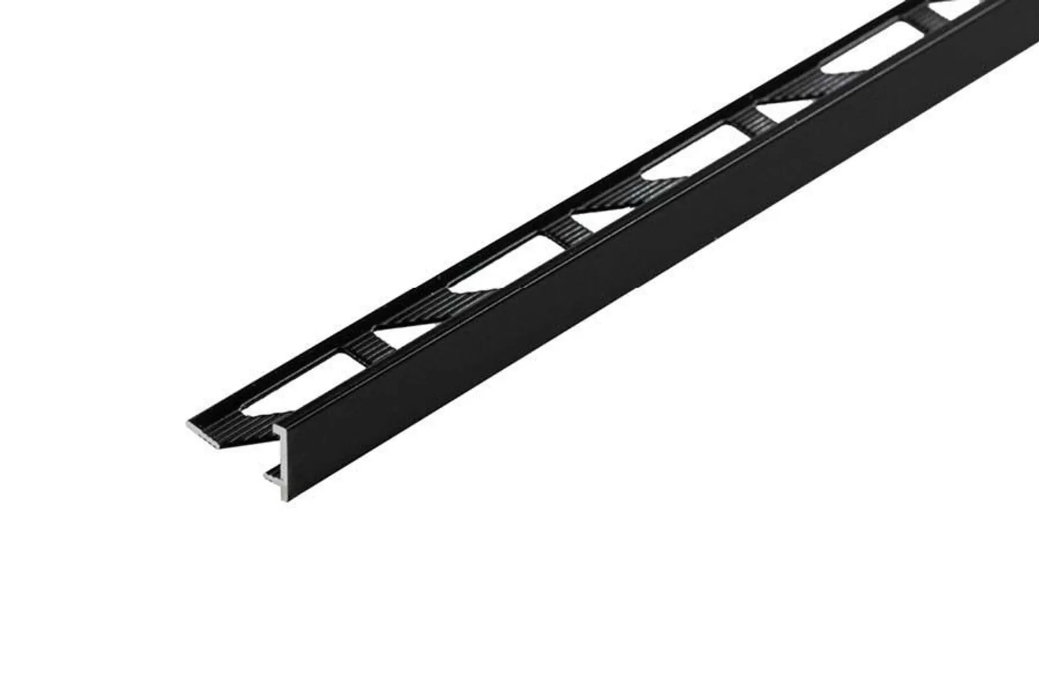 PLAADILIIST CEZAR L-PROFIIL ALUMIINIUM 8X18X2500MM MUST