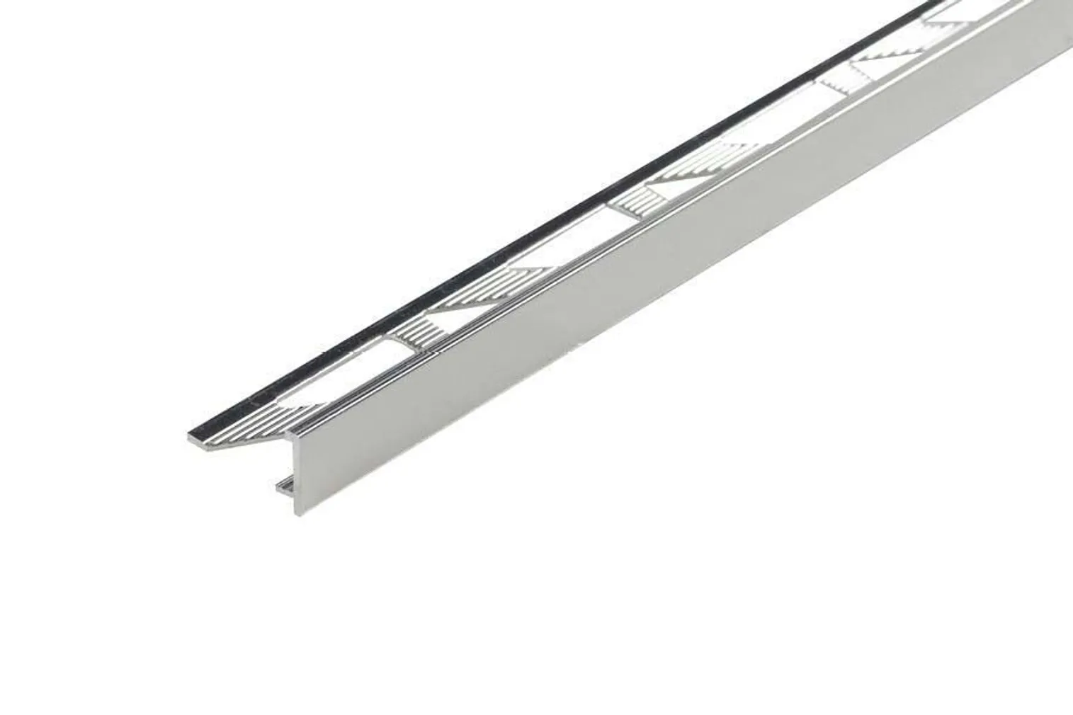 PLAADILIIST CEZAR L-PROFIIL ALUM. 8X18X2500MM ANOD. LÄIKIV HÕBE