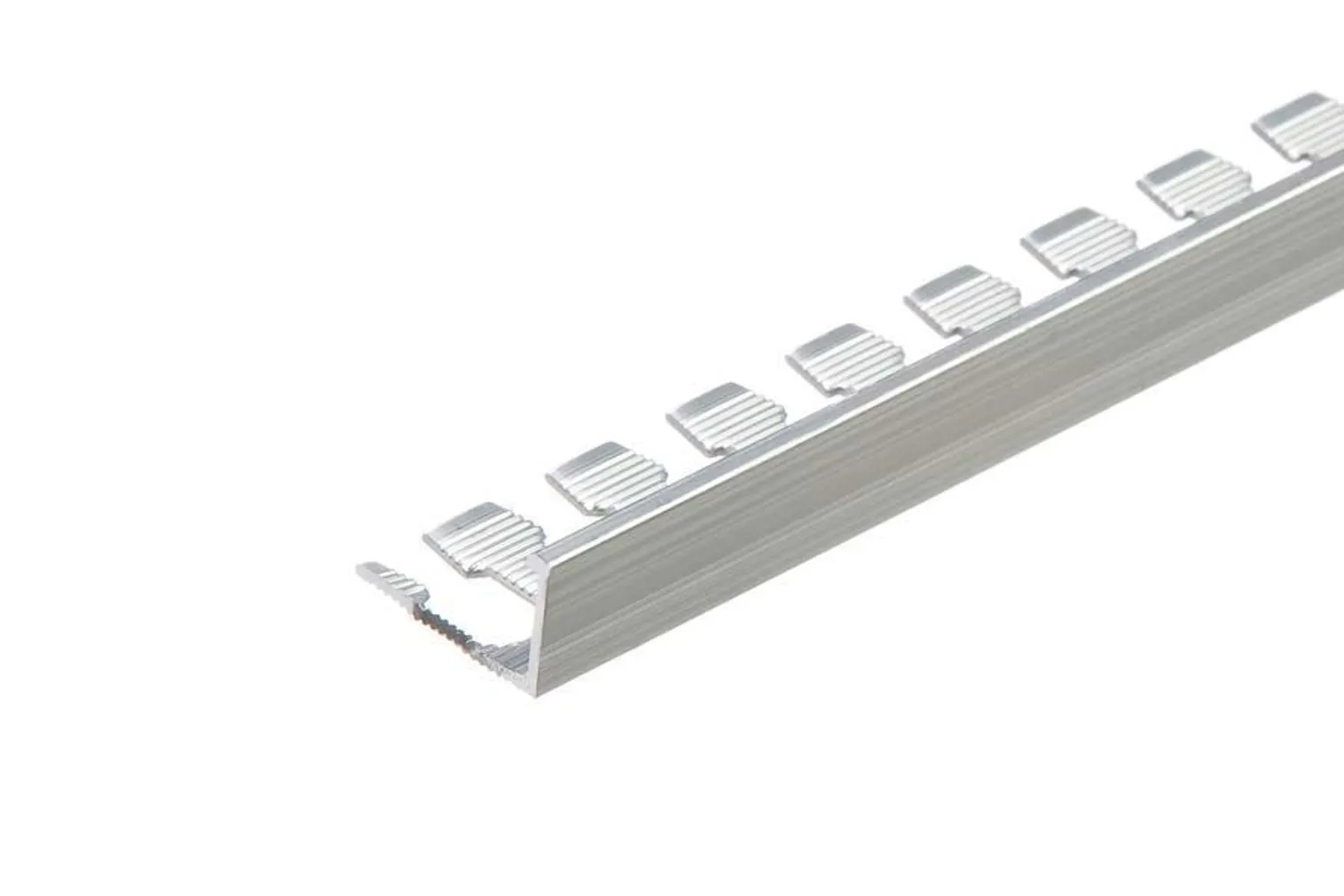 PLAADILIIST CEZAR L-PROFIIL ALUMIINIUM 10X2500MM NATURAALNE