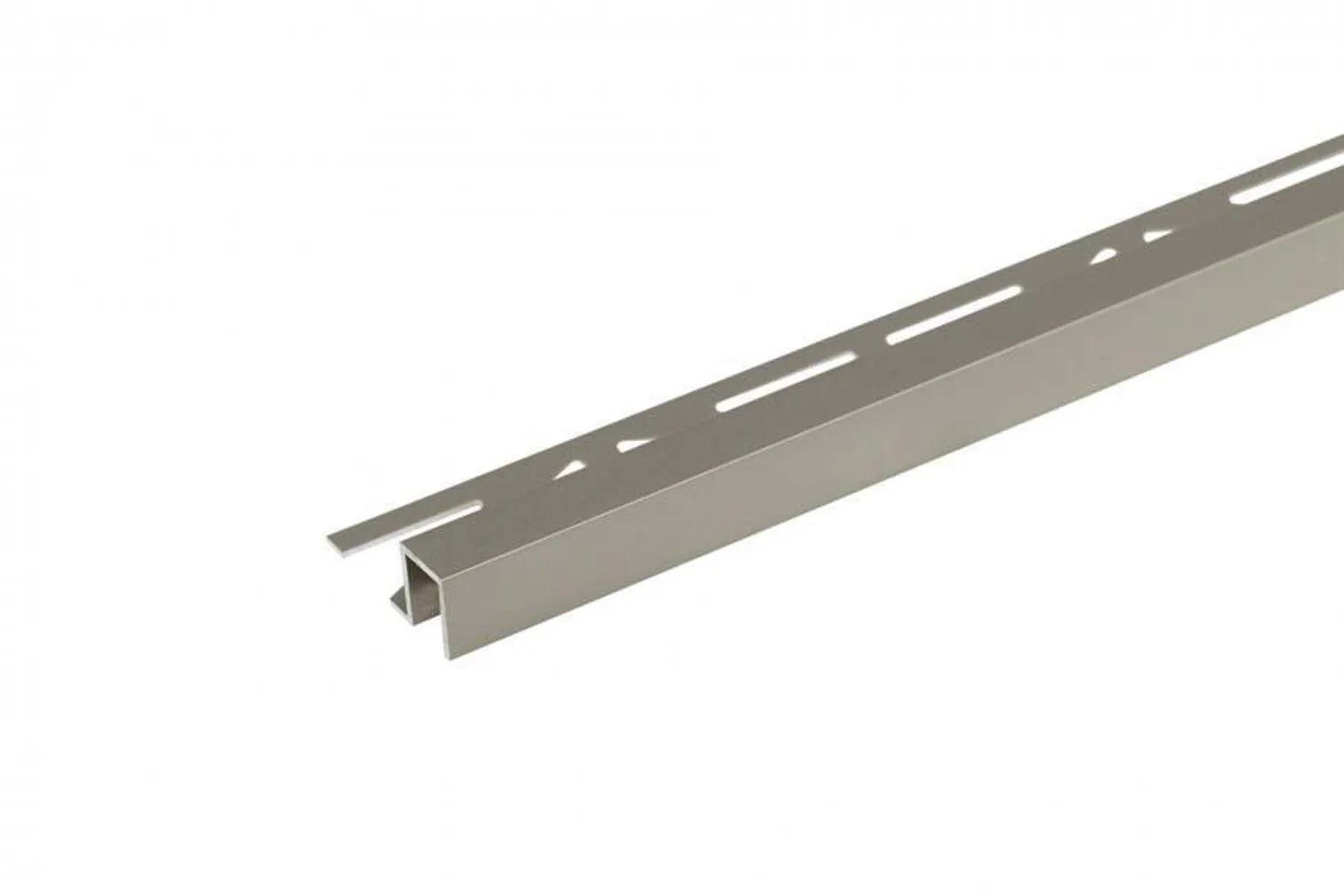PLAADILIIST CEZAR P-PROFIIL ALUMIINIUM 11X8X2500MM ANOD. MATT TITAAN