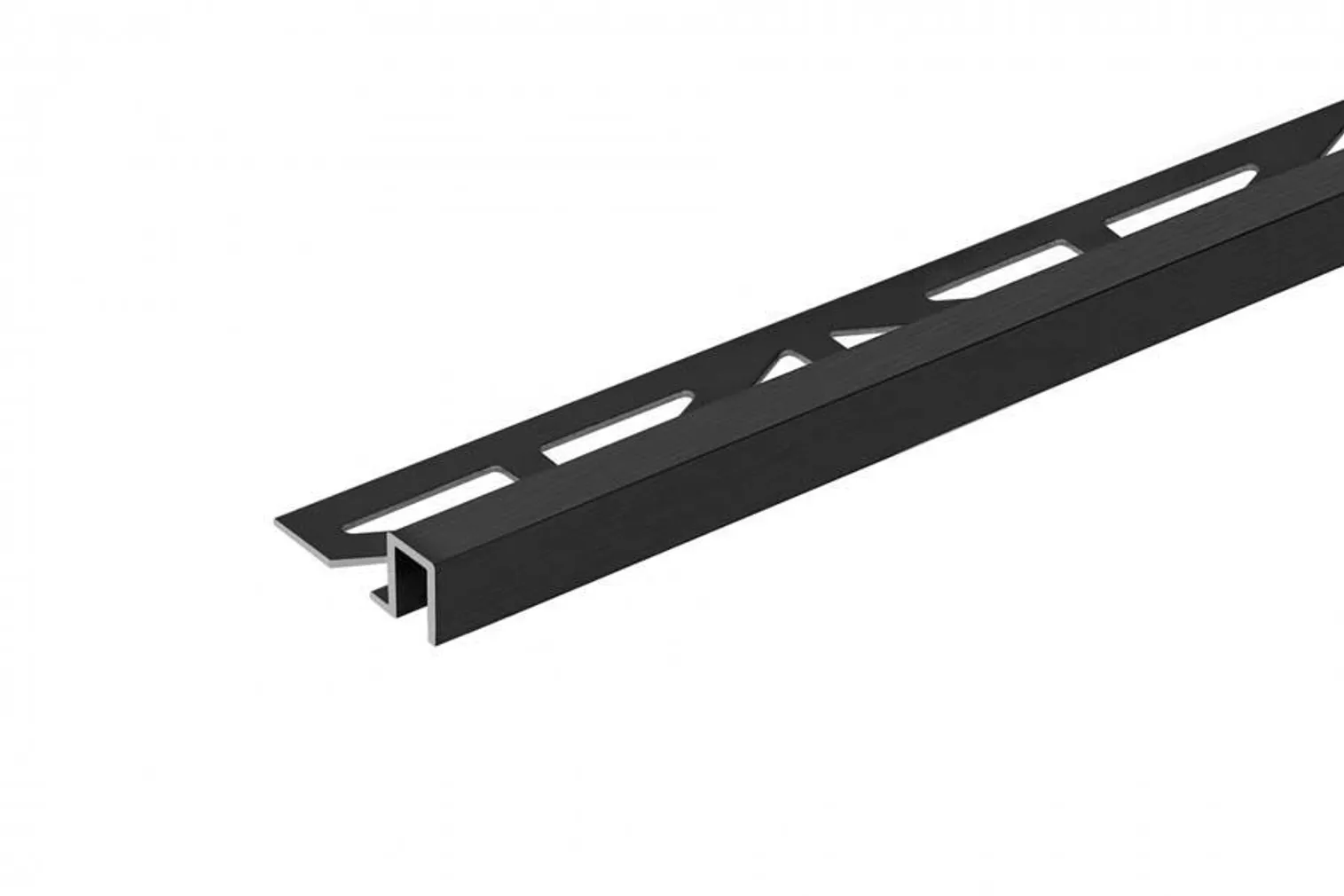 PLAADILIIST CEZAR P-PROFIIL ALUMIINIUM 11X8X2500MM POL. ANO. LÄIK. MUST