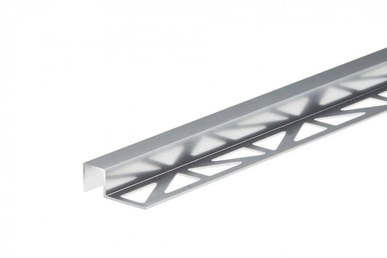 PLAADILIIST CEZAR P-PROFIIL ALUMIINIUM 12X12X2500MM ANOD. LÄIK. HÕBE