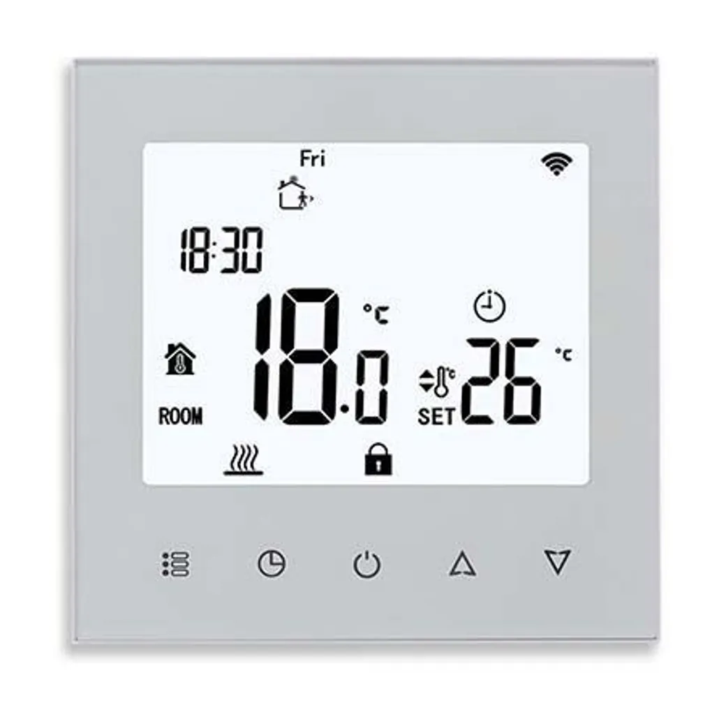 TERMOSTAAT NORDLINE NL210, 230V;16A, VALGE