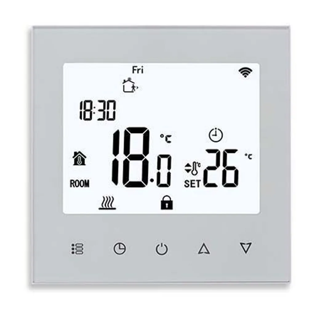 WIFI TERMOSTAAT NORDLINE NL210, 230V;16A, VALGE