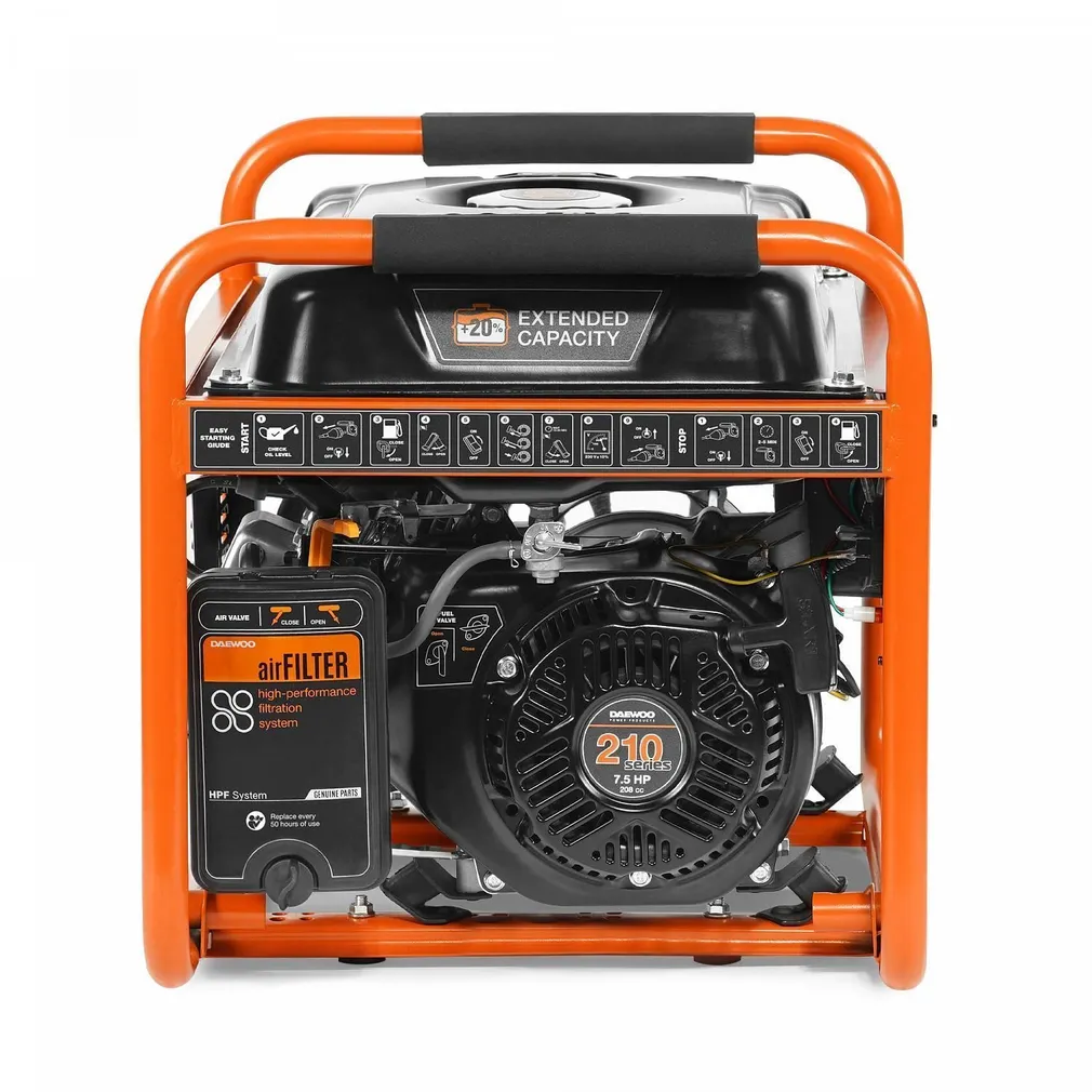 BENSIINIMOOTORIGA GENERAATOR DAEWOO GDA 3500