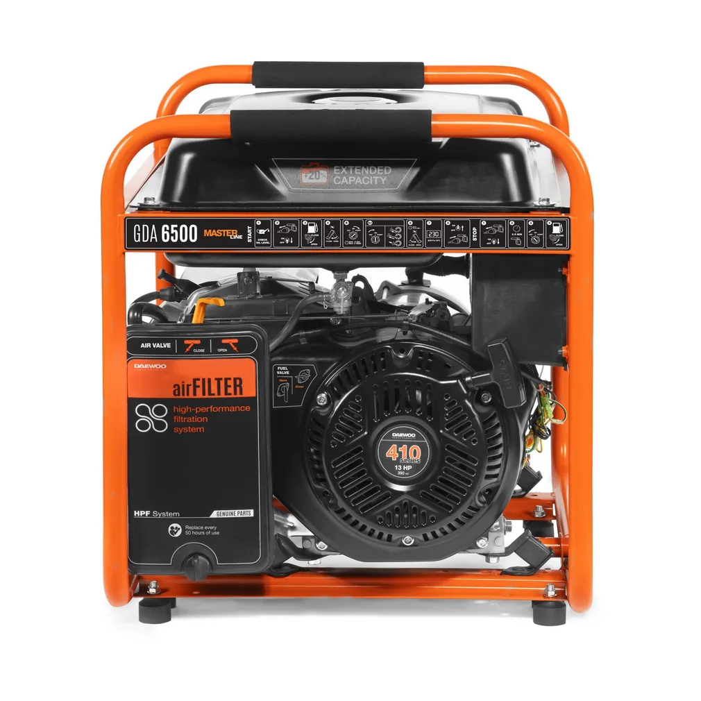 BENSIINIMOOTORIGA GENERAATOR DAEWOO GDA 6500