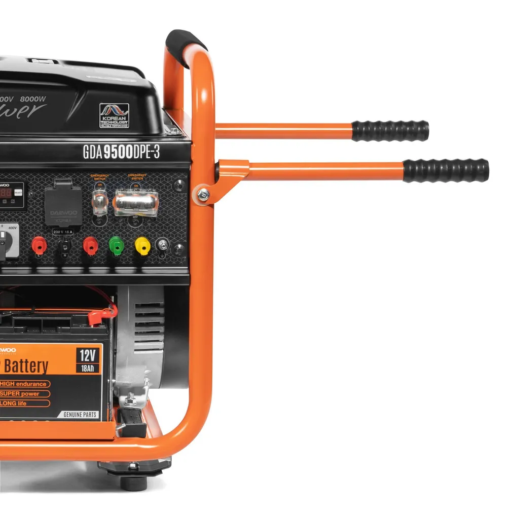 BENSIINIMOOTORIGA GENERAATOR DAEWOO GDA 9500DPE-3