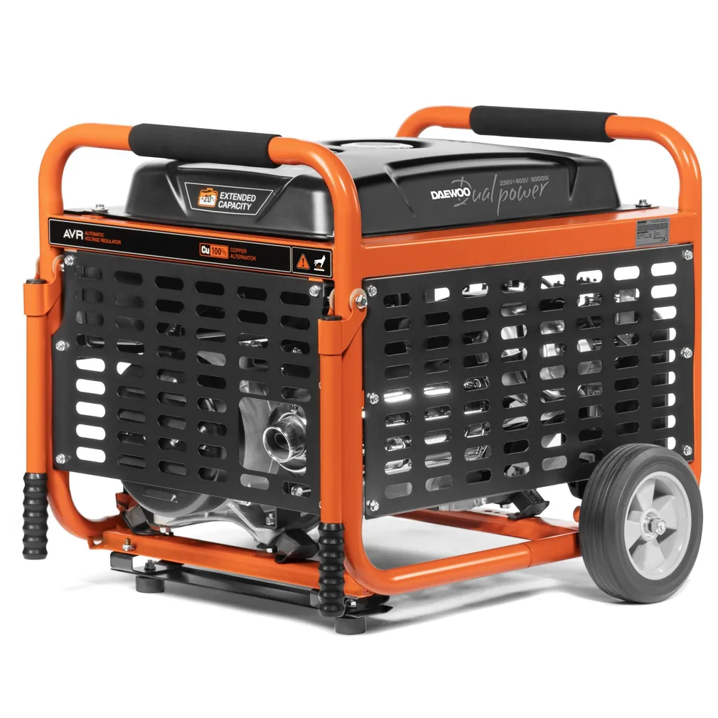 BENSIINIMOOTORIGA GENERAATOR DAEWOO GDA 9500DPE-3