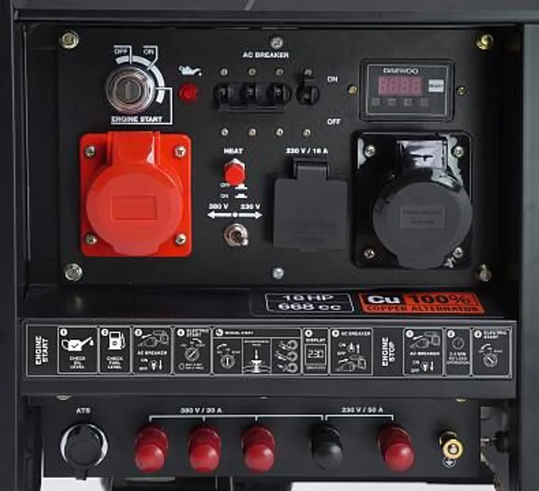 DIISELGENERAATOR DAEWOO DDAE 9000DXE-3