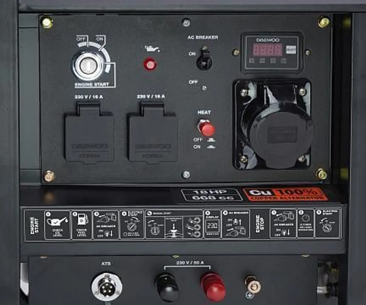 DIISELGENERAATOR DAEWOO DDAE 11000XE