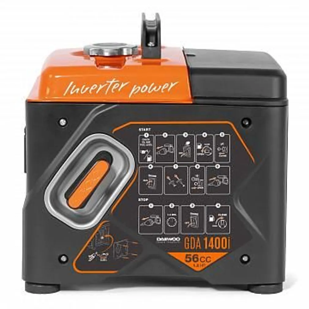 BENSIINIMOOTORIGA INVERTERGENERAATOR DAEWOO GDA 1400I