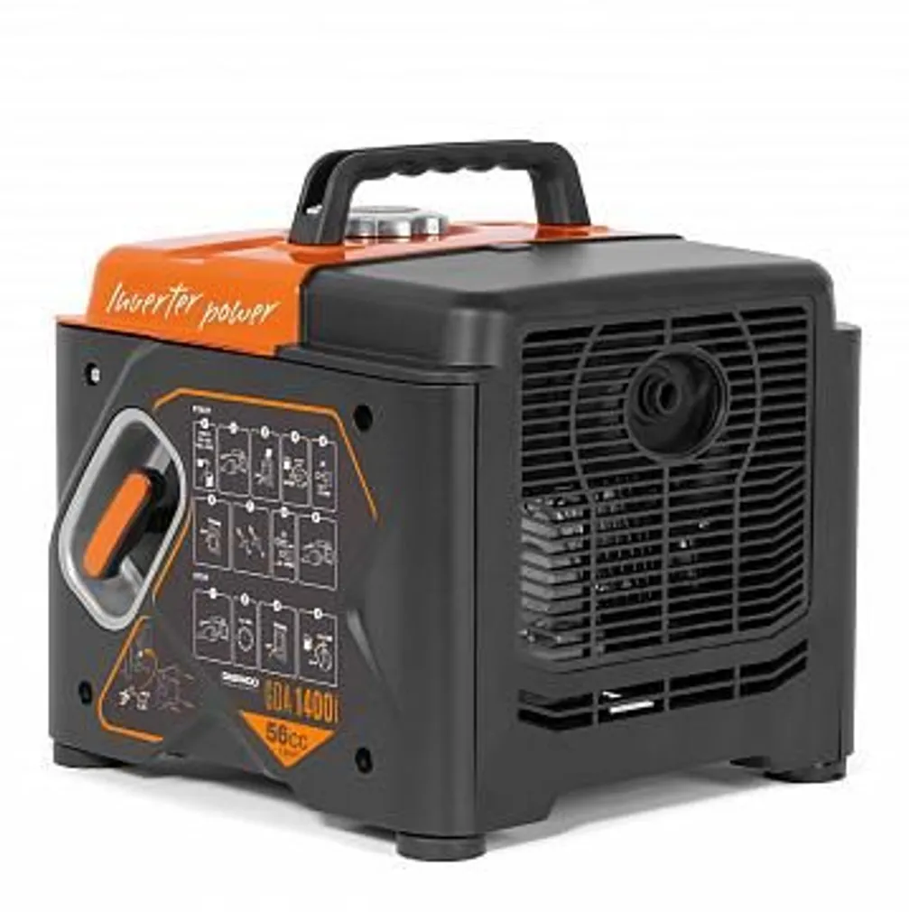BENSIINIMOOTORIGA INVERTERGENERAATOR DAEWOO GDA 1400I