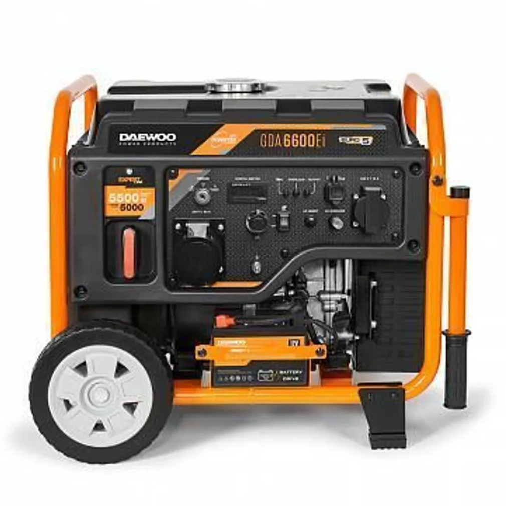 BENSIINIMOOTORIGA INVERTERGENERAATOR DAEWOO GDA 6600EI