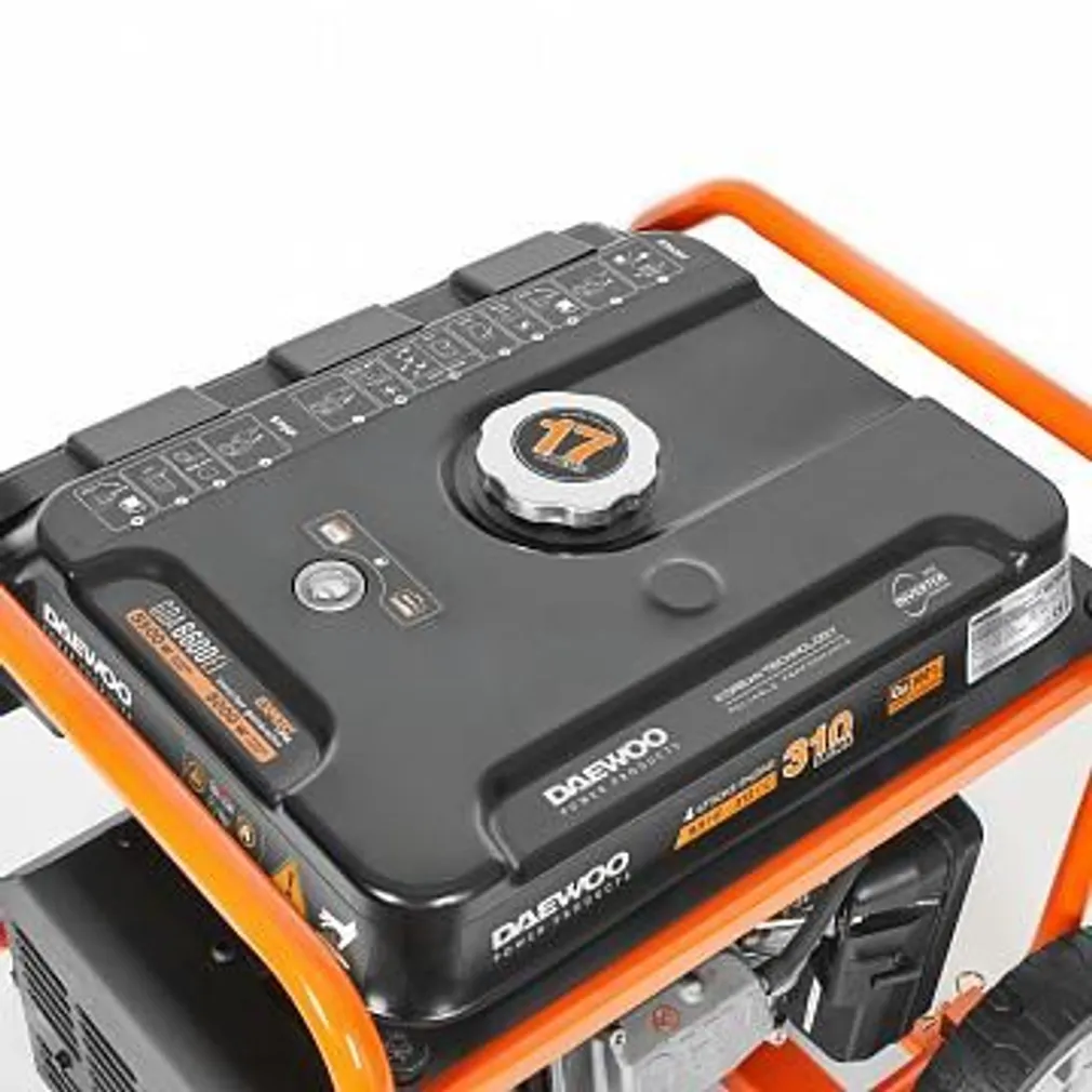 BENSIINIMOOTORIGA INVERTERGENERAATOR DAEWOO GDA 6600EI