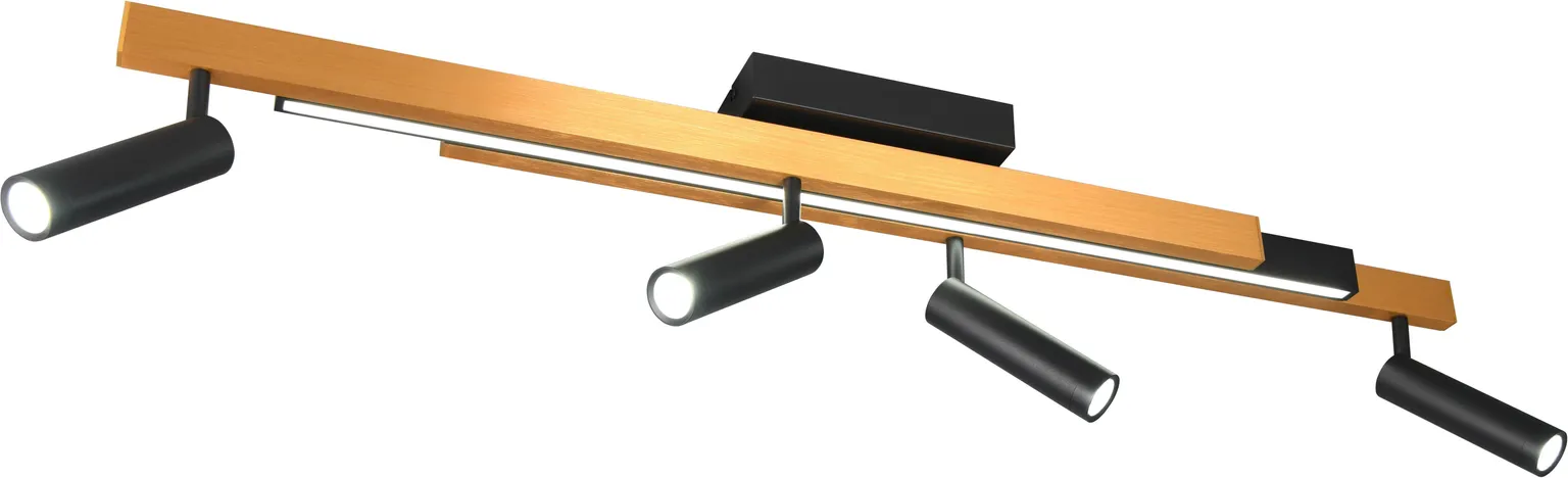 KOHTVALGUSTI TRIO ZENO LED 648310580 MUST/KULDNE