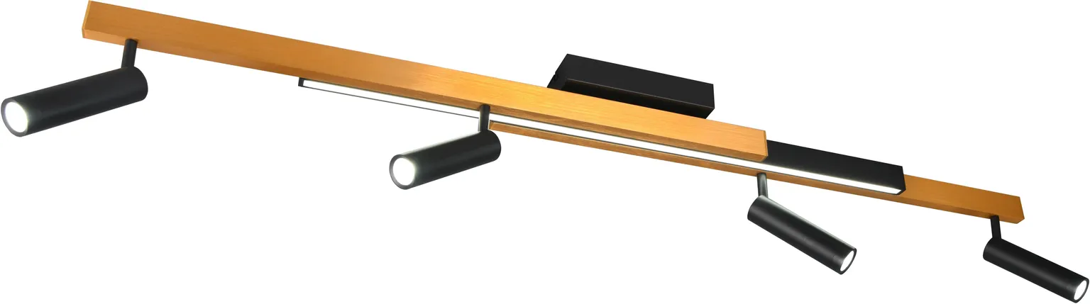 KOHTVALGUSTI TRIO ZENO LED 648310580 MUST/KULDNE