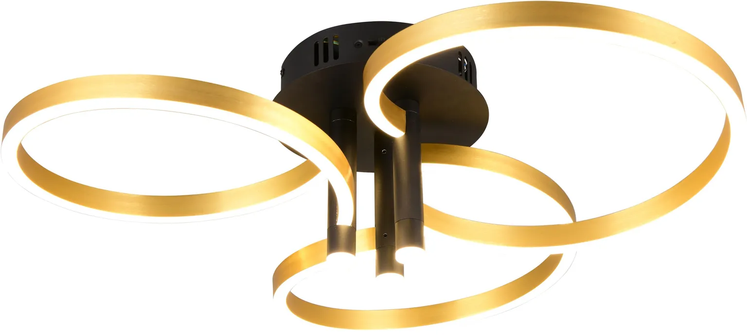 LAELAMP TRIO CARUSO LED 648110680 MATT MUST/KULDNE