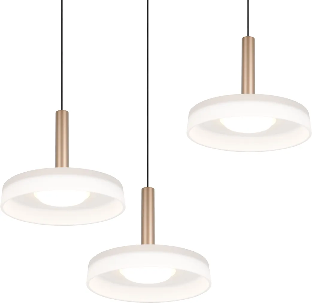 RIPPVALGUSTI TRIO CELESTE LED 354930365 MUST/VALGE/PRUUN