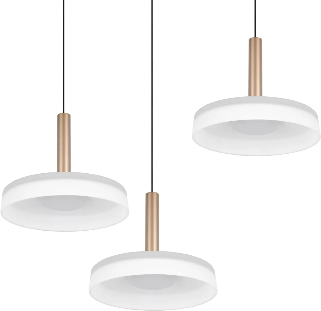 RIPPVALGUSTI TRIO CELESTE LED 354930365 MUST/VALGE/PRUUN