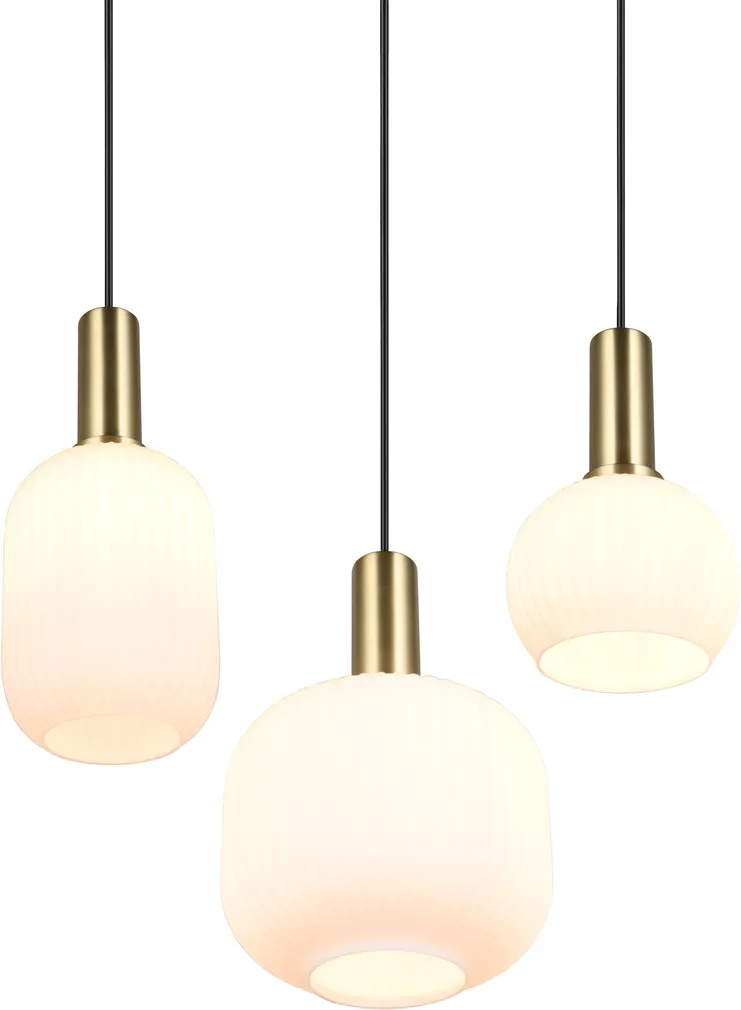 RIPPVALGUSTI TRIO DIVA LED E27 319830308 MATT MESSING/VALGE