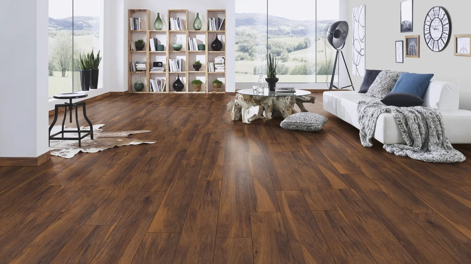 LAMINAATPARKETT KRONOFLOORING ATLANTIC10 HICKORY RED RIV.MORE 1-LIPP