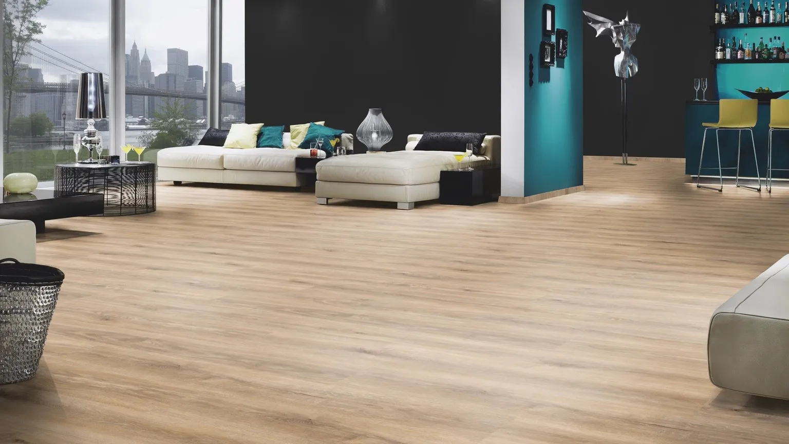 LAMINAATPARKETT KRONOFLOORING CASTELLO TAMM CASHMERE 1-LIPP