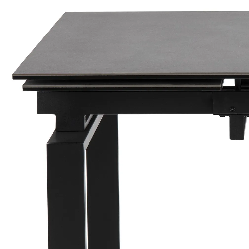 SÖÖGILAUD HUDDERSFIELD 120/200X85XH76CM, MUST