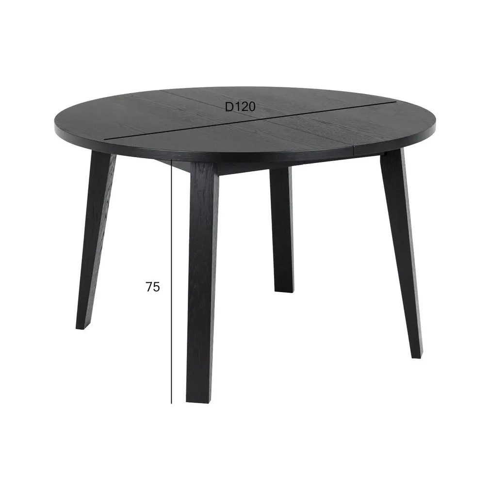 SÖÖGILAUD A-LINE D120XH75CM, MUST