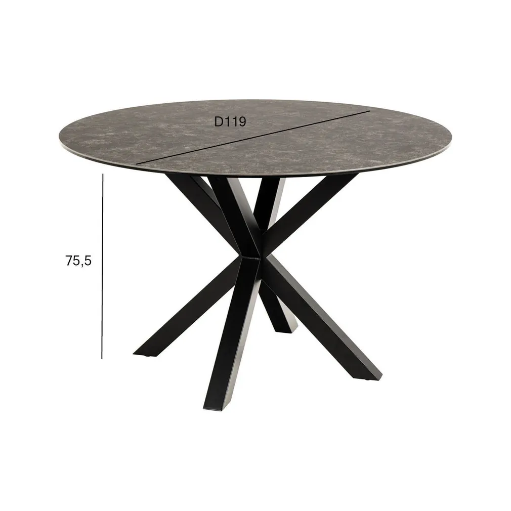 SÖÖGILAUD HEAVEN D119XH75,5CM, MUST