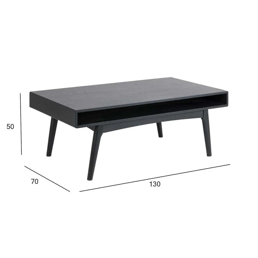 DIIVANILAUD MARTE 130X70XH50CM, MUST