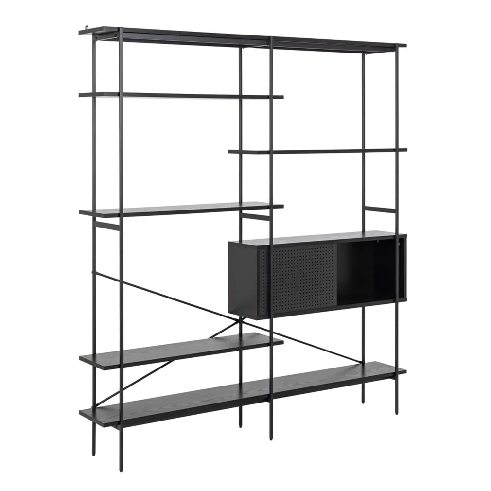 RIIUL ANGUS 3/5-NE, 172X27XH188CM, MUST