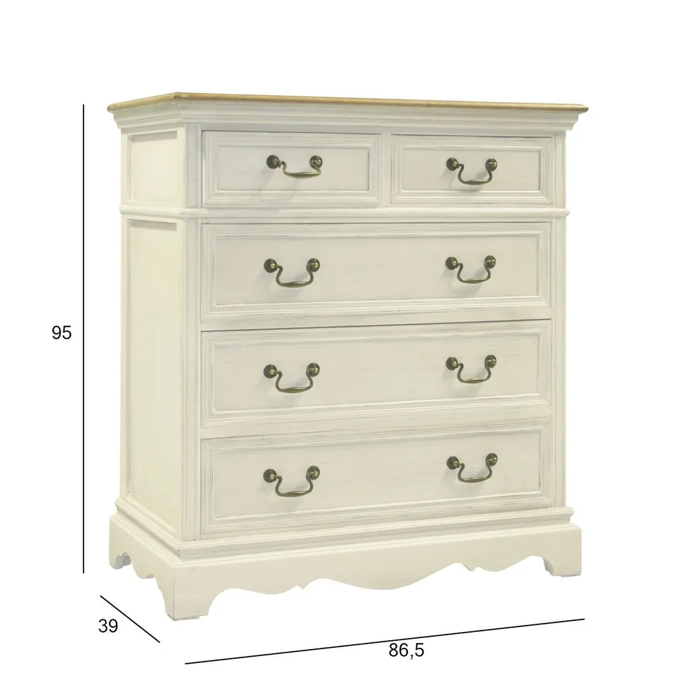 KUMMUT SAMIRA 86,5X39XH95CM, ANTIIKVALGE