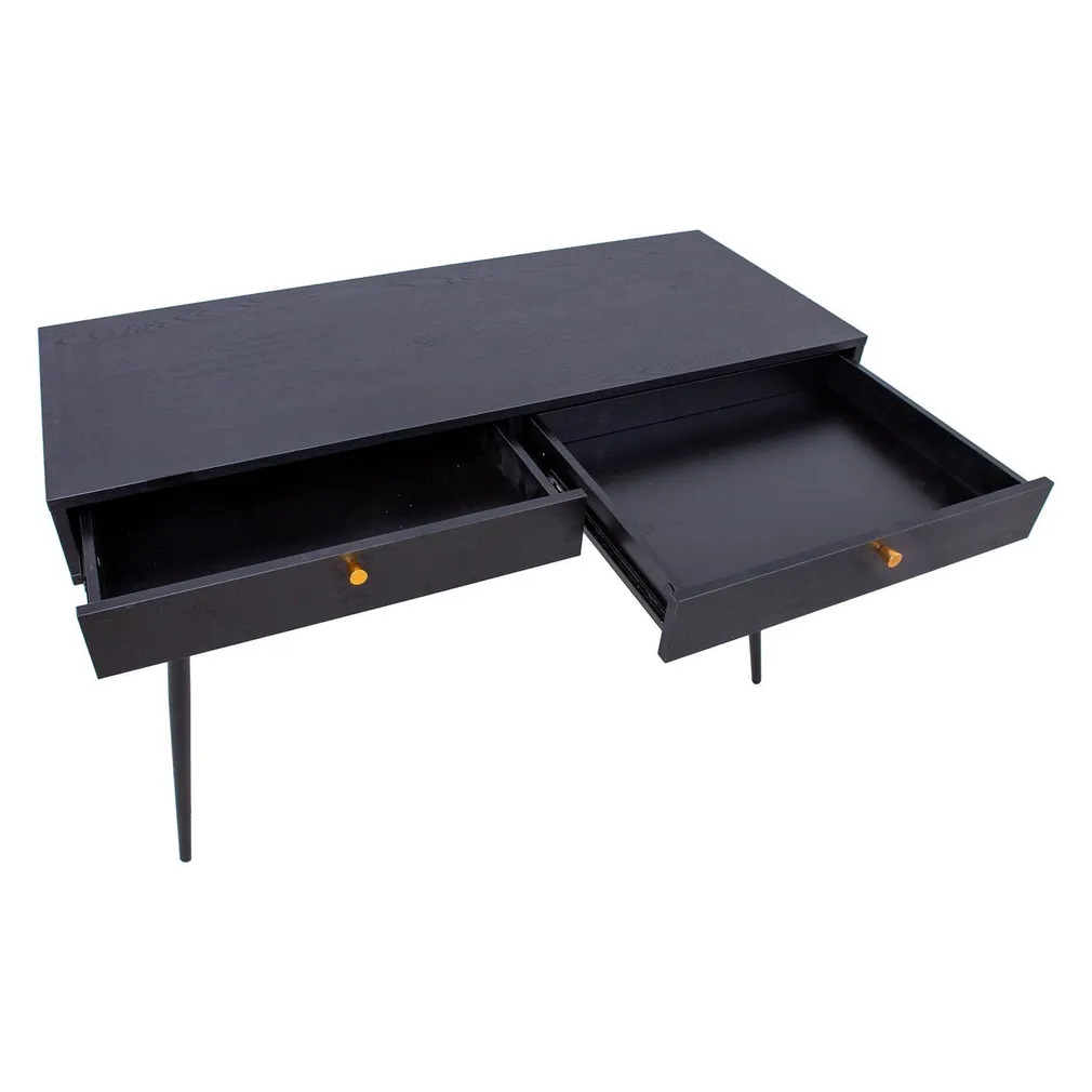 KIRJUTUSLAUD LUXEMBOURG 120X48XH75CM, MUST