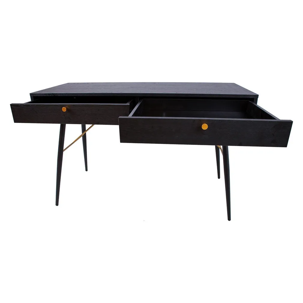 KIRJUTUSLAUD LUXEMBOURG 120X48XH75CM, MUST