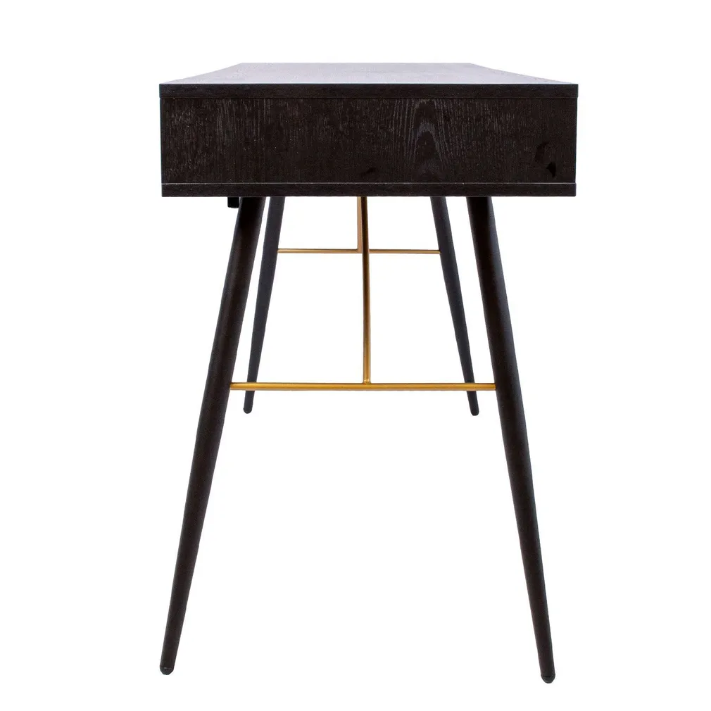 KIRJUTUSLAUD LUXEMBOURG 120X48XH75CM, MUST