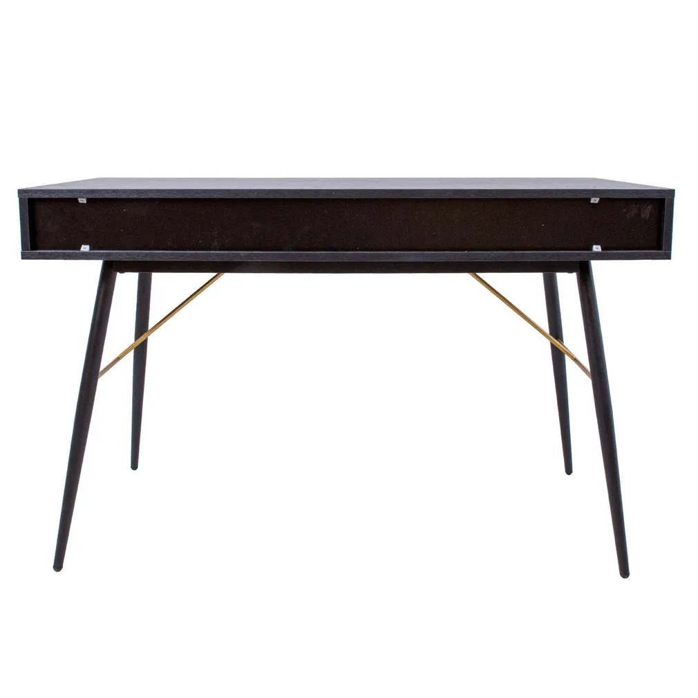 KIRJUTUSLAUD LUXEMBOURG 120X48XH75CM, MUST