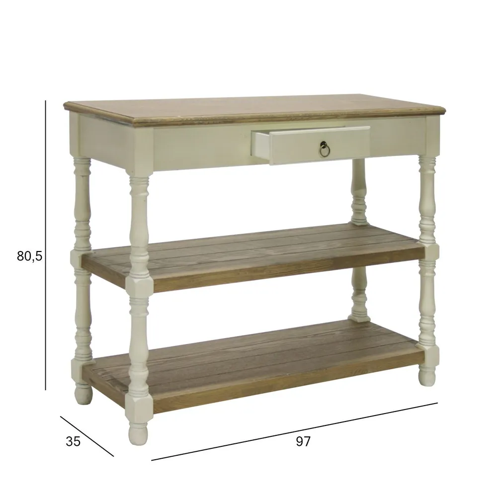 ABILAUD SAMIRA 97X35XH80,5CM, ANTIIKVALGE