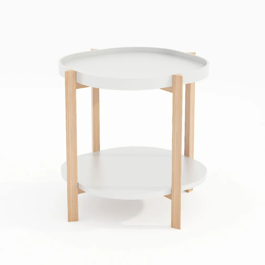 ABILAUD NORAH 50X50XH55CM, VALGE