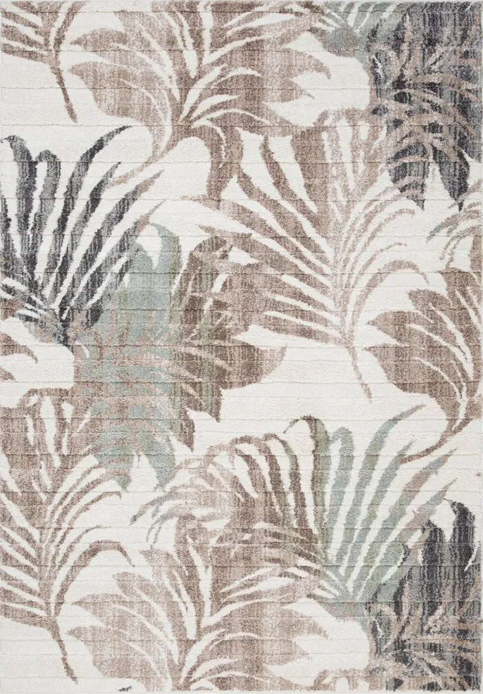 VAIP KIGALI-1, 133X190CM, BEEŽ/PRUUN LEHT