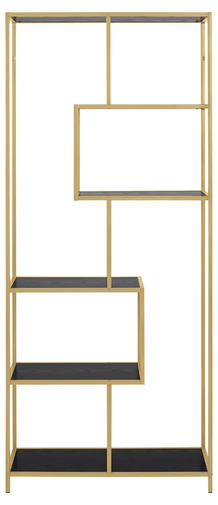 RIIUL SEAFORD 77X35XH185CM, MUST/KULDNE