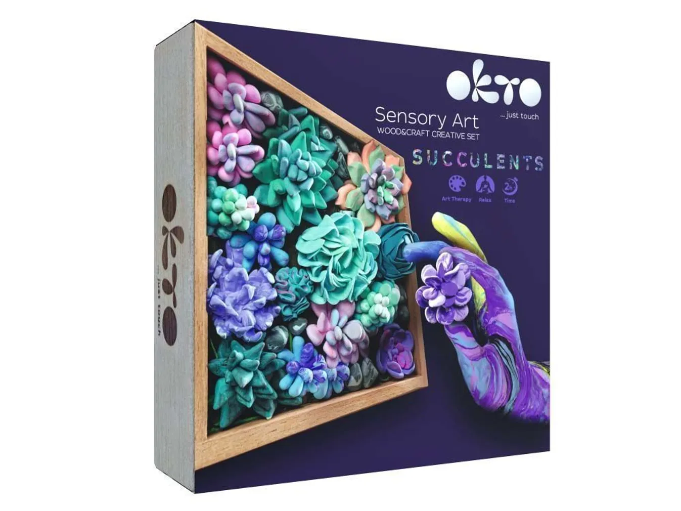 PUIDUST SUKULENTIDE MEISTERDAMISE KOMPLEKT OKTO "ÕRNUS" 21X21CM