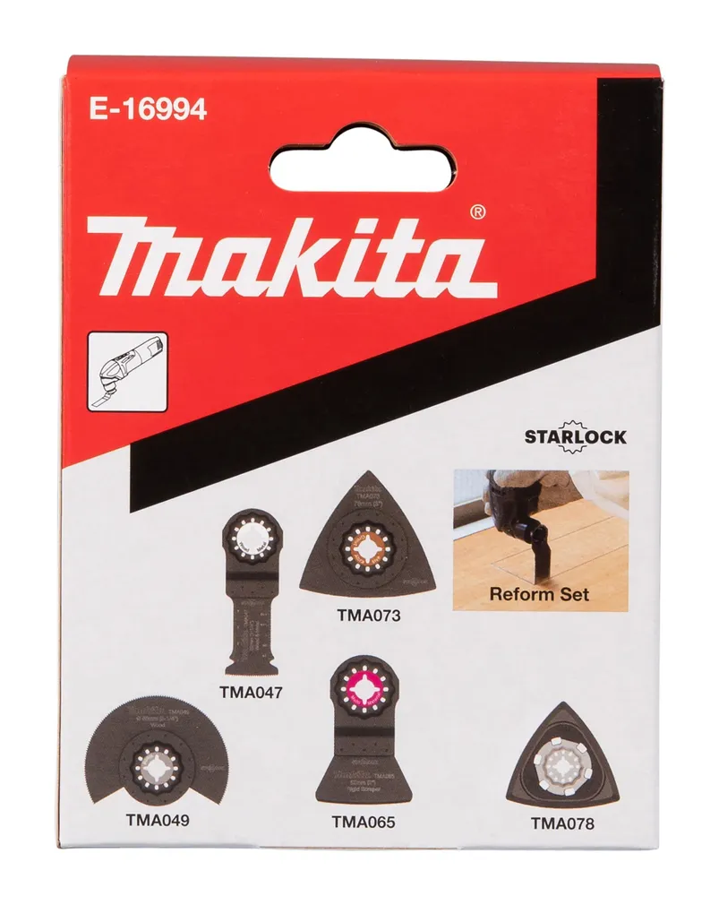 TERADE KOMPLEKT MAKITA MULTITOOL E-16994 STARLOCK