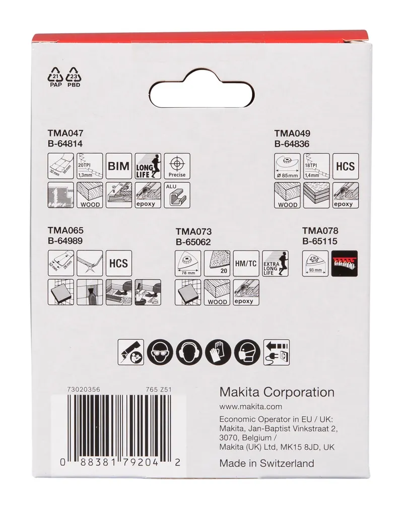 TERADE KOMPLEKT MAKITA MULTITOOL E-16994 STARLOCK