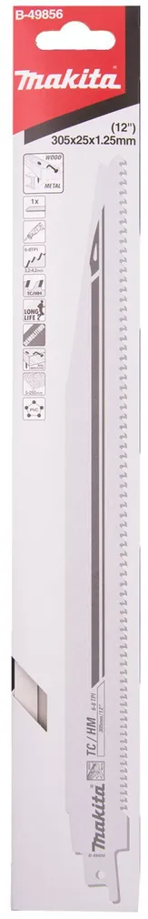 SAETERA MAKITA 305X1,25MM B-49856 TC/HM