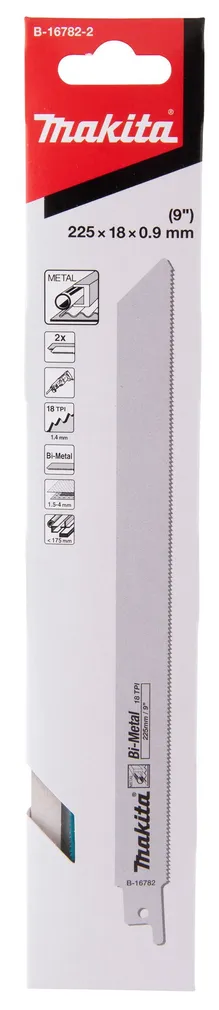 SAETERA MAKITA 225X0,9MM B-16782-2 BIM 2TK