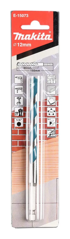UNIVERSAALPUUR MAKITA 12X150MM 1/4" TCT E-15073