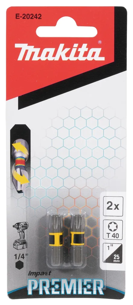 OTSIK MAKITA TORISON 25MM T40 E-20242 IMPACT PREMIER 2TK