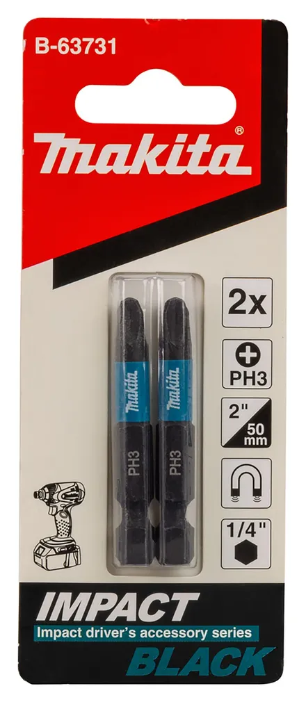 OTSIK MAKITA PH3 50MM B-63731 IMPACT BLACK 2TK